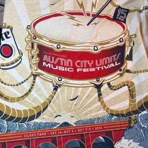 Austin City Limits Music‎ Festival Blanket 2016 ACL 15th Anniversary Zilker Park
